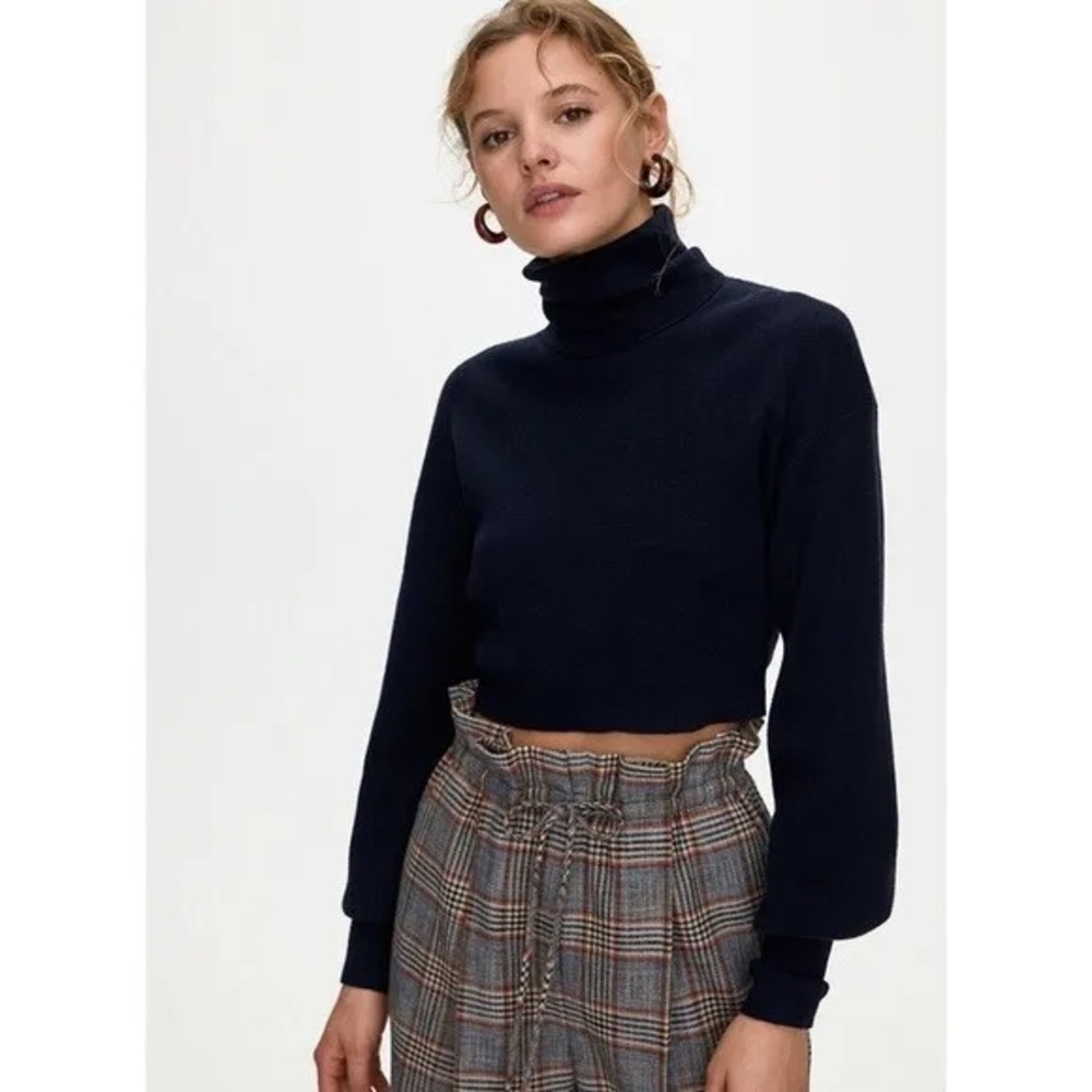 Wilfred Rebecca Sweater Merino Wool in Navy - Picture 1 of 8